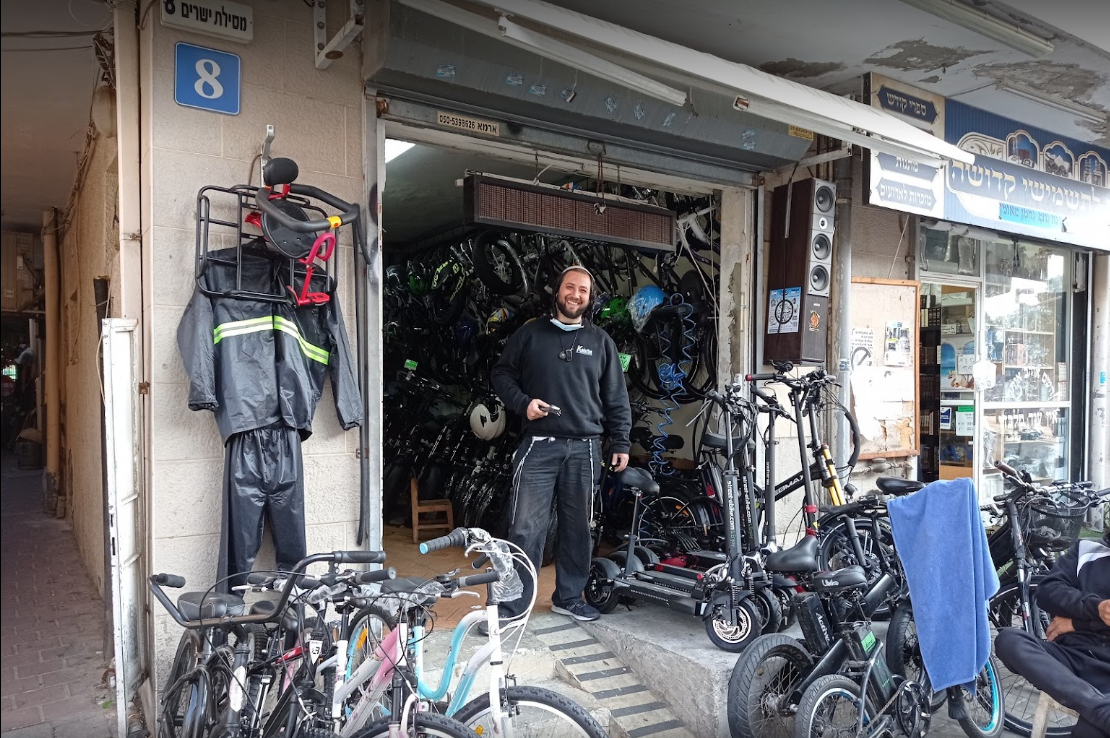 חנות אופניים בתל אביב